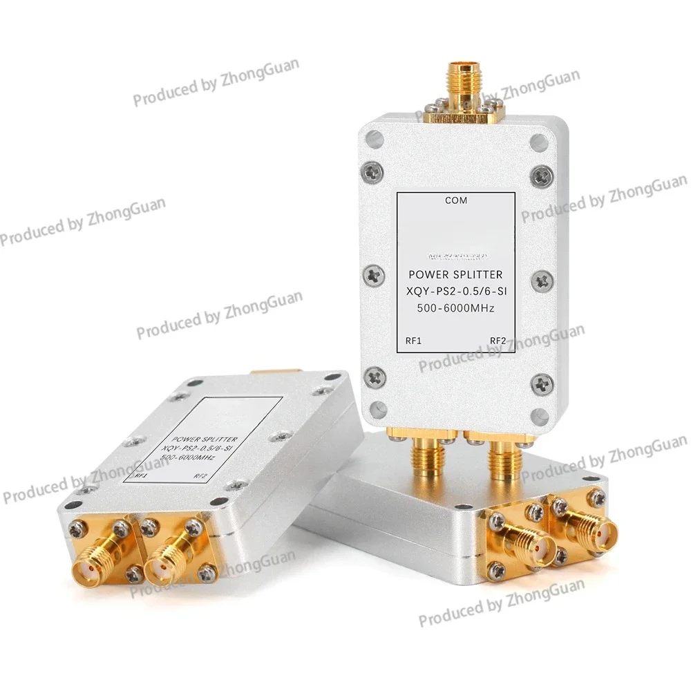 0.5-6 G Power Divider, One Point Two SMA RF Power Divider WIFI Microstrip Power Divider Combiner