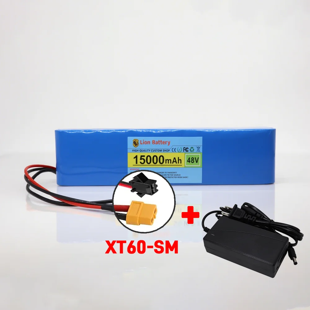 13S3P Verbeterde versie 48V 15Ah lithiumbatterij 1000W is geschikt voor M365 elektrische scooter met ingebouwde BMS 18650 batterij - afbeelding 1