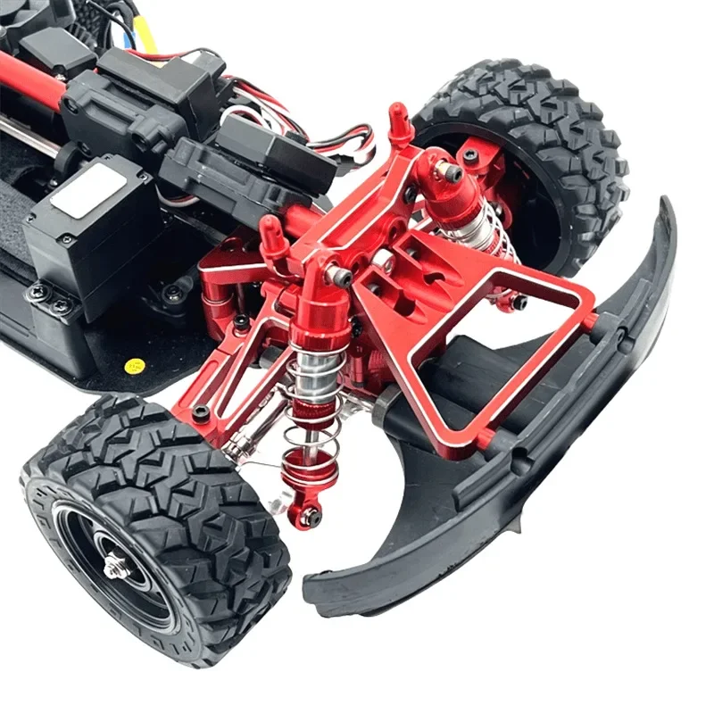 Hyper GO MJX 1/14 14211 금속 업그레이드 부품 Rc 자동차 트럭 버기 용 전면 충돌 방지 구성 요소 고정 부품