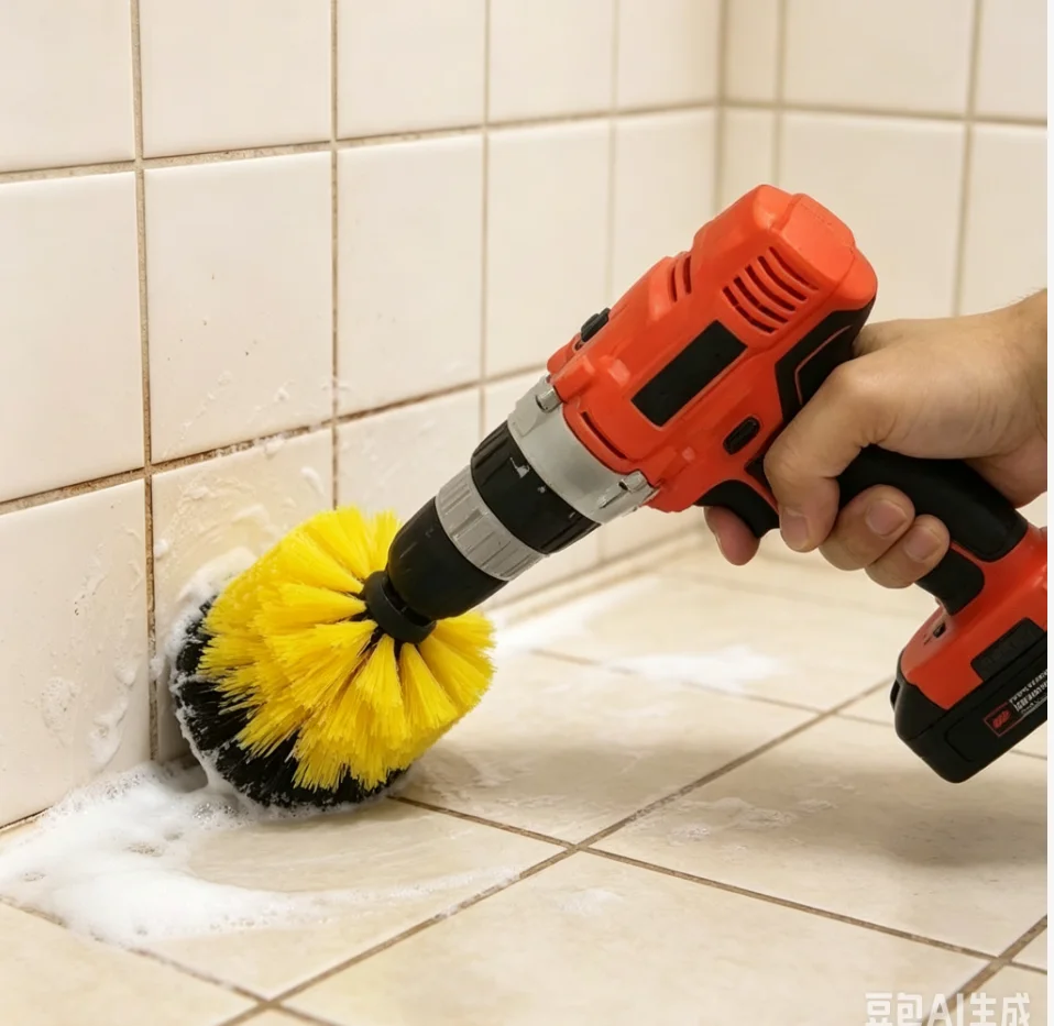Free shipping 3 pcs/set electric scrubber drill clean brush for baseus official store car gadgets and accessories