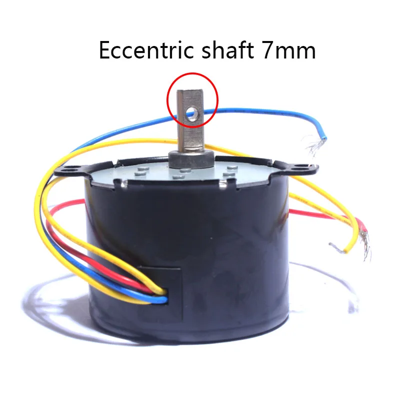8 peças 50ktyz 110v 220v ac motor síncrono motor redutor de velocidade lenta cw/ccw motor de engrenagem de baixo ruído para motor de churrasco 1-110rpm