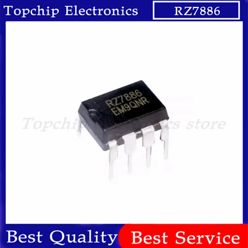 5pcs RZ7886 In-line DIP8 High Current Motor Driver Chip Up To 13A For Electric Toys IC