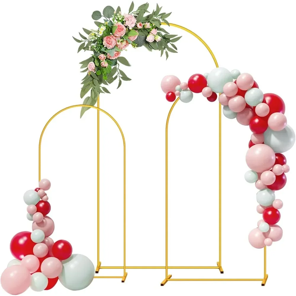 

Набор из 3 свадебных арочных рамок, арки, подставка, фон, фотография, цветочный фотографий, набор для дня рождения, украшение для детского праздника