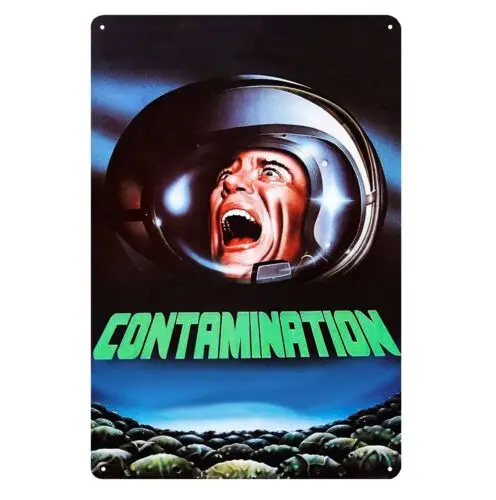 Contaminaton Movie Metal Poster Collectable Tin Sign - 20x30cm sign