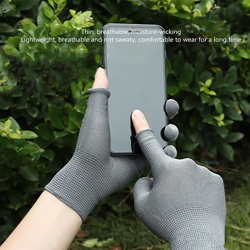 Nylon Breathable Touch Screen Gloves Half Finger Full Finger Gloves Outdoor Mitten Work Thin Gloves Hunting Shooting Mitten