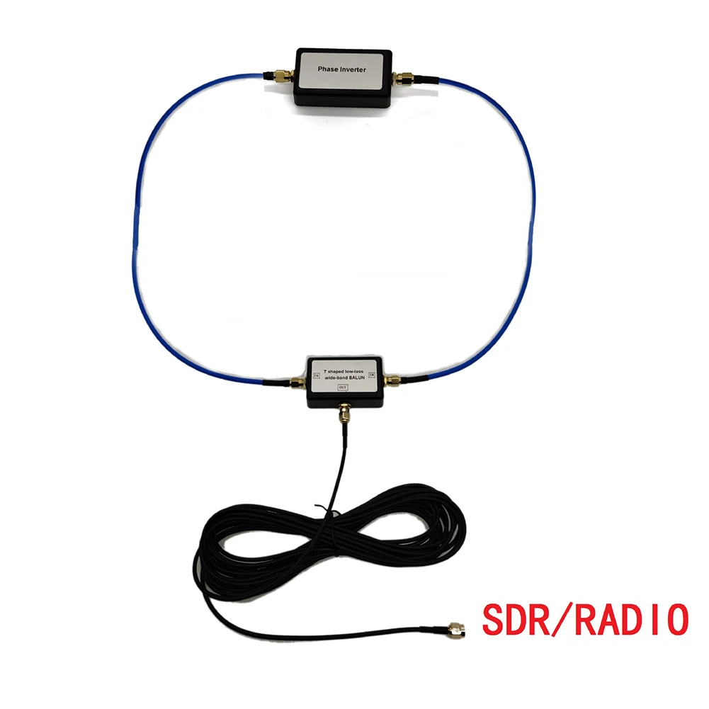 250 мВт YouLoop Электромагнитная антенна 10 кГц до 30 МГц портативная пассивная Магнитная Петля антенна с RG402 + RG174 для HF VHF