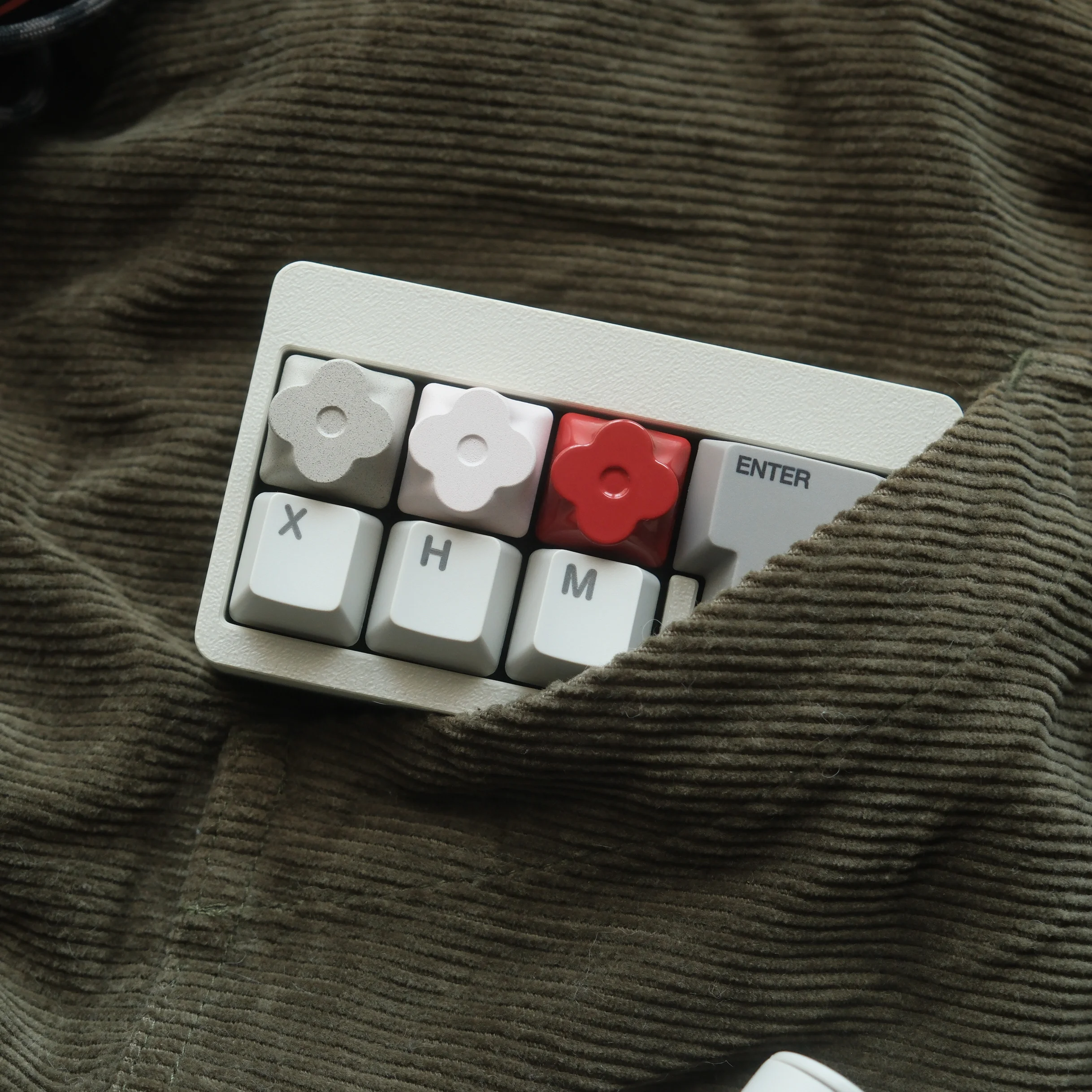 Floral Metal Keycaps Personalized CNC Aluminum Keycaps ESC Cross Shaft Mechanical Keyboard Cherry Height R4 Korean Keycaps