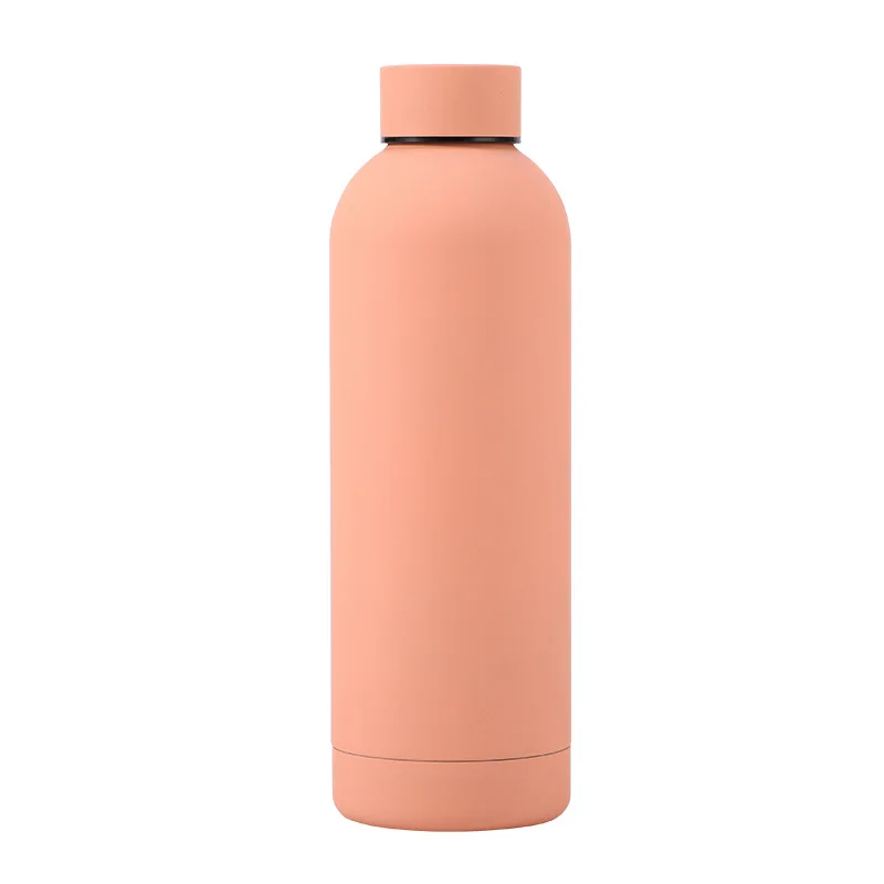 New Stainless Steel 500ml Small Mouth Bottle Outdoor Sports Car Portable Thermos Cup Cold Water Bottle