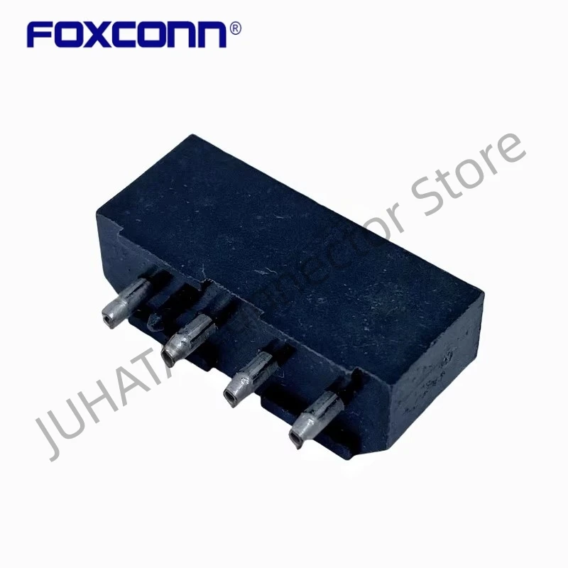 FOXCONN HM2204E-G1 대형 4 핀 소스 암 베이스, 블랙 단일 행, 고온 저항 5.08mm 커넥터