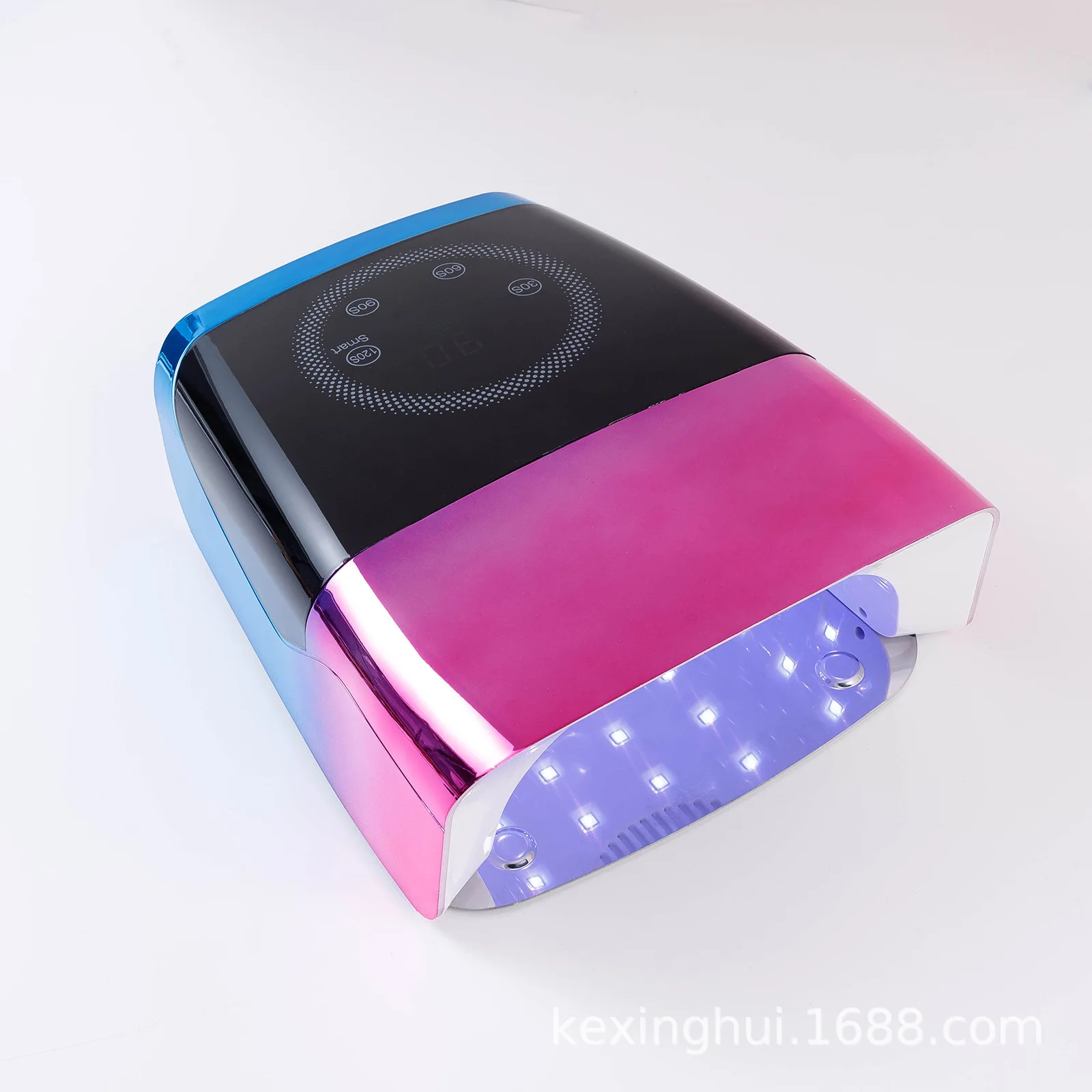 Lampada per unghie UV LED da 132 W con 4 impostazioni di timer Luce per unghie ricaricabile Gel Polish Curing Asciugatrice per unghie per donne Ragazza Strumenti per salone di casa