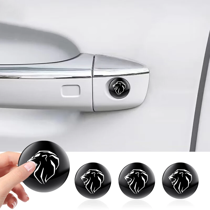 2/5/10Pcs Car styling Lock Keyhole Stickers Decoration Protection For Peugeot 206 307 308 3008 207 208 407 508 2008 5008 107