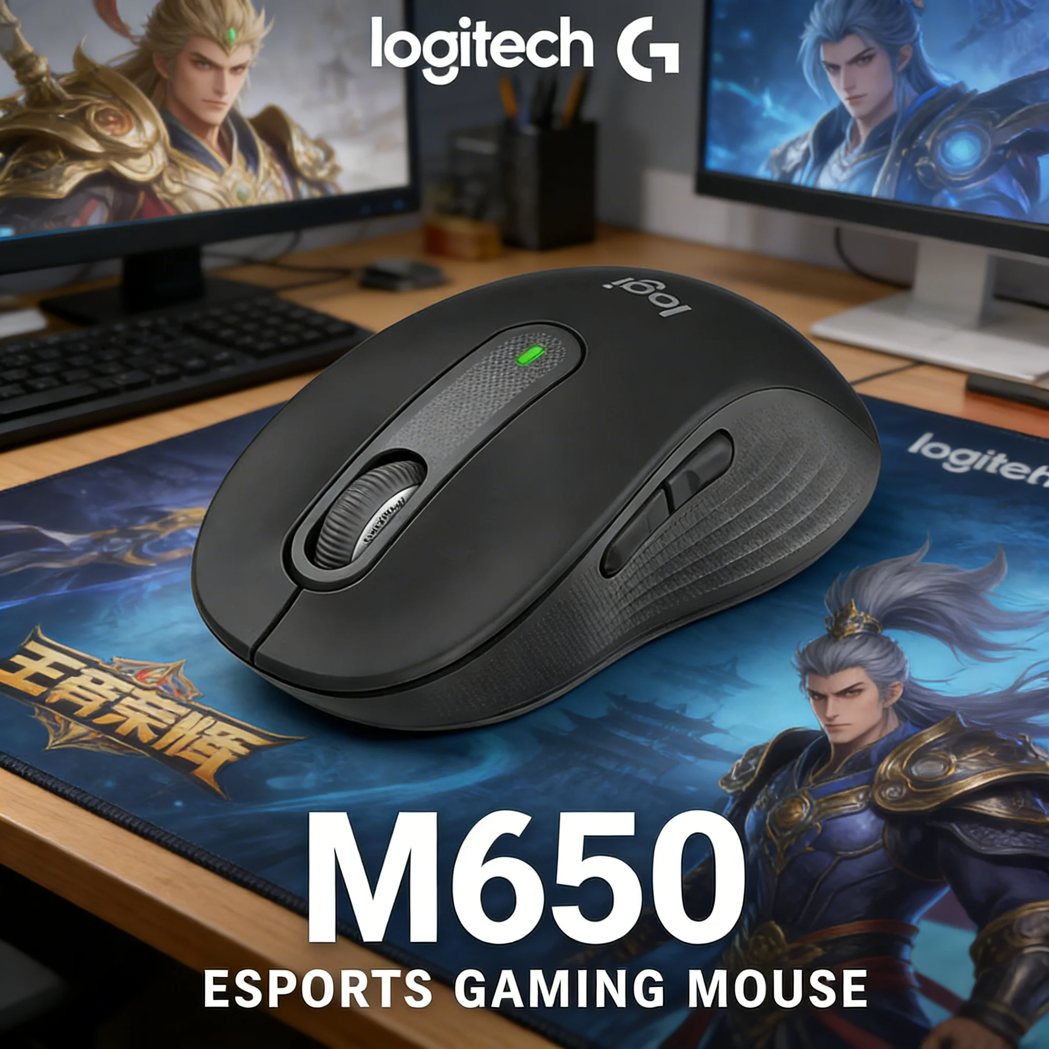 

Беспроводная Bluetooth-мышь Logitech M650/M650L Silent Dual-Mode, портативная, для офиса, ноутбуков и настольных ПК