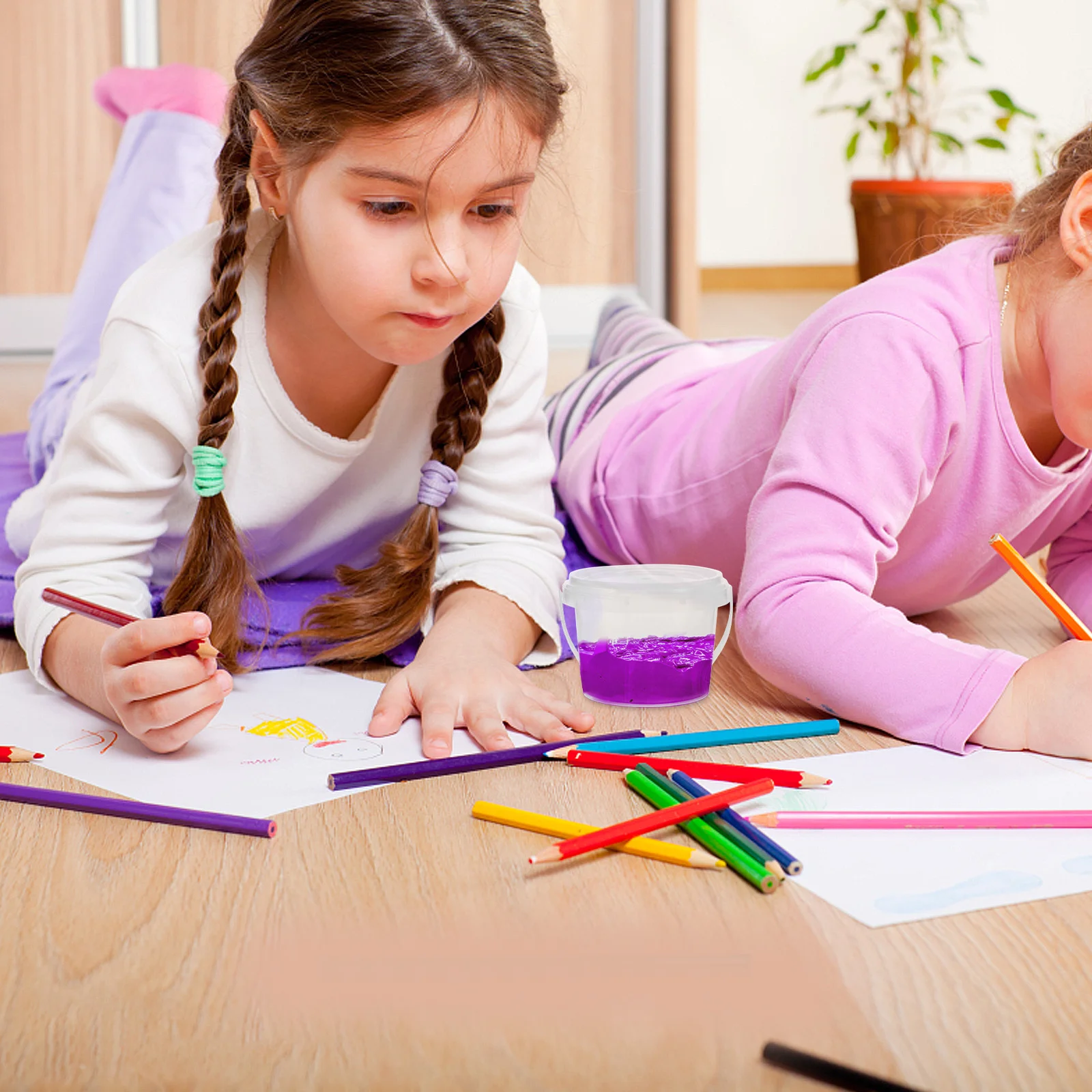 20 قطعة صندوق تخزين الطين الناعم متعدد الوظائف منظم بلاستيكي للوازم الفنية والأصباغ المنزلية حاوية تخزين المطبخ #3