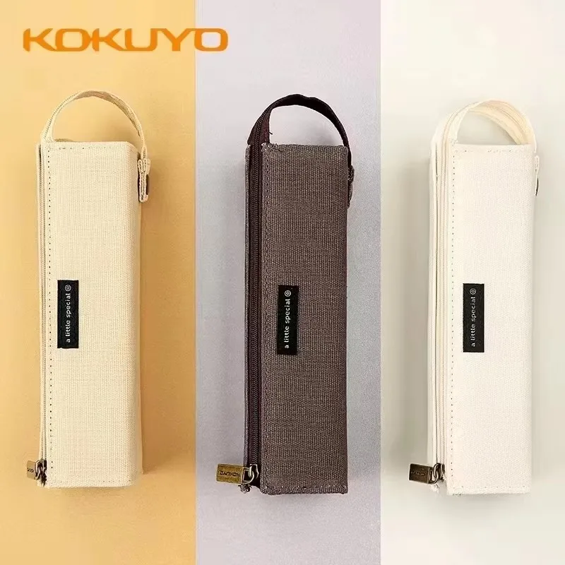 

1pc Japan KOKUYO WSG-PCS22 Pencil Case Large Capacity Simple Ins Zipper Stationery Bag for Students