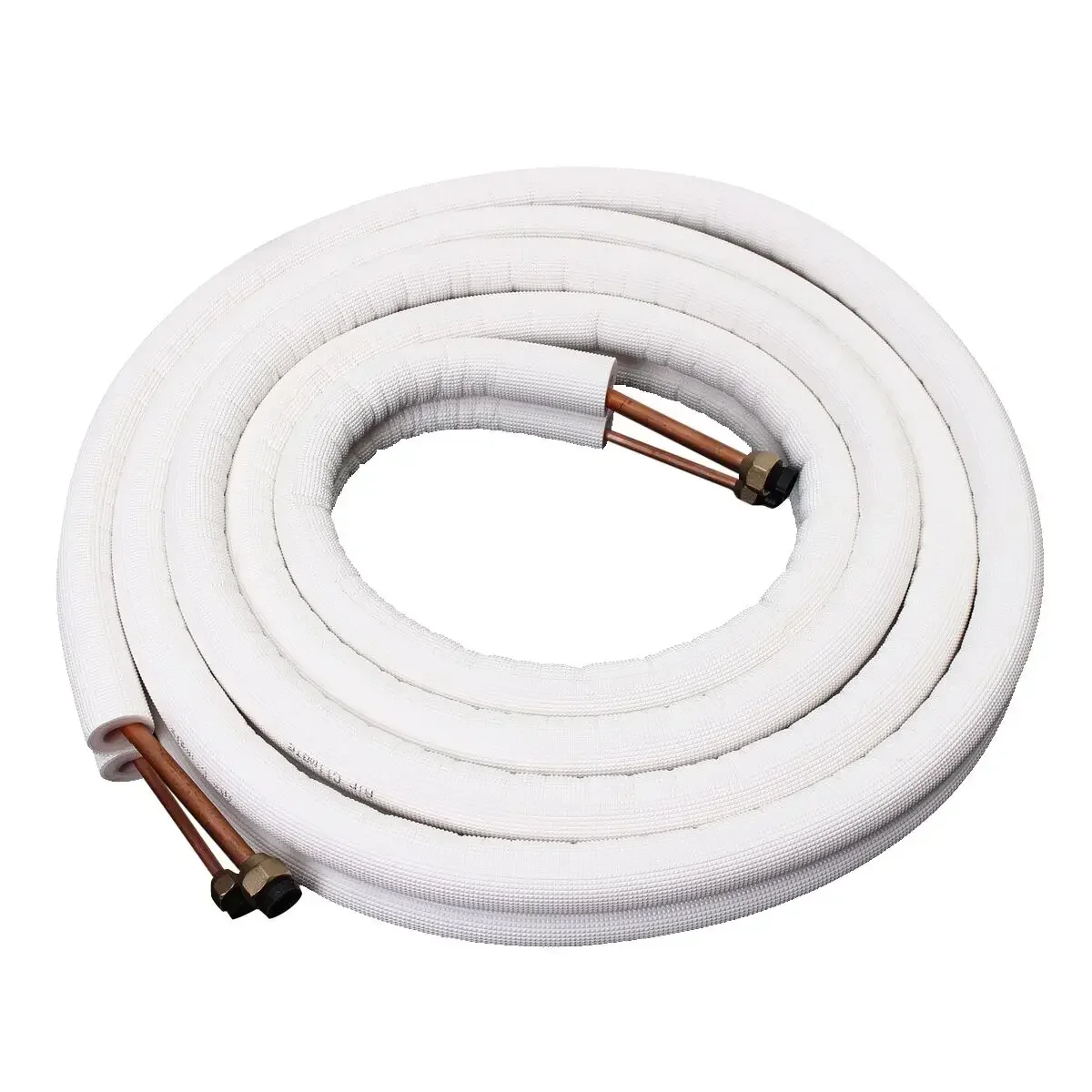 

7m 1/4'' 3/8'' Air Conditioner Pipes Insulated Copper Pipe Fittings Pair Coil Tube Split Line Wire Set Air Conditioner