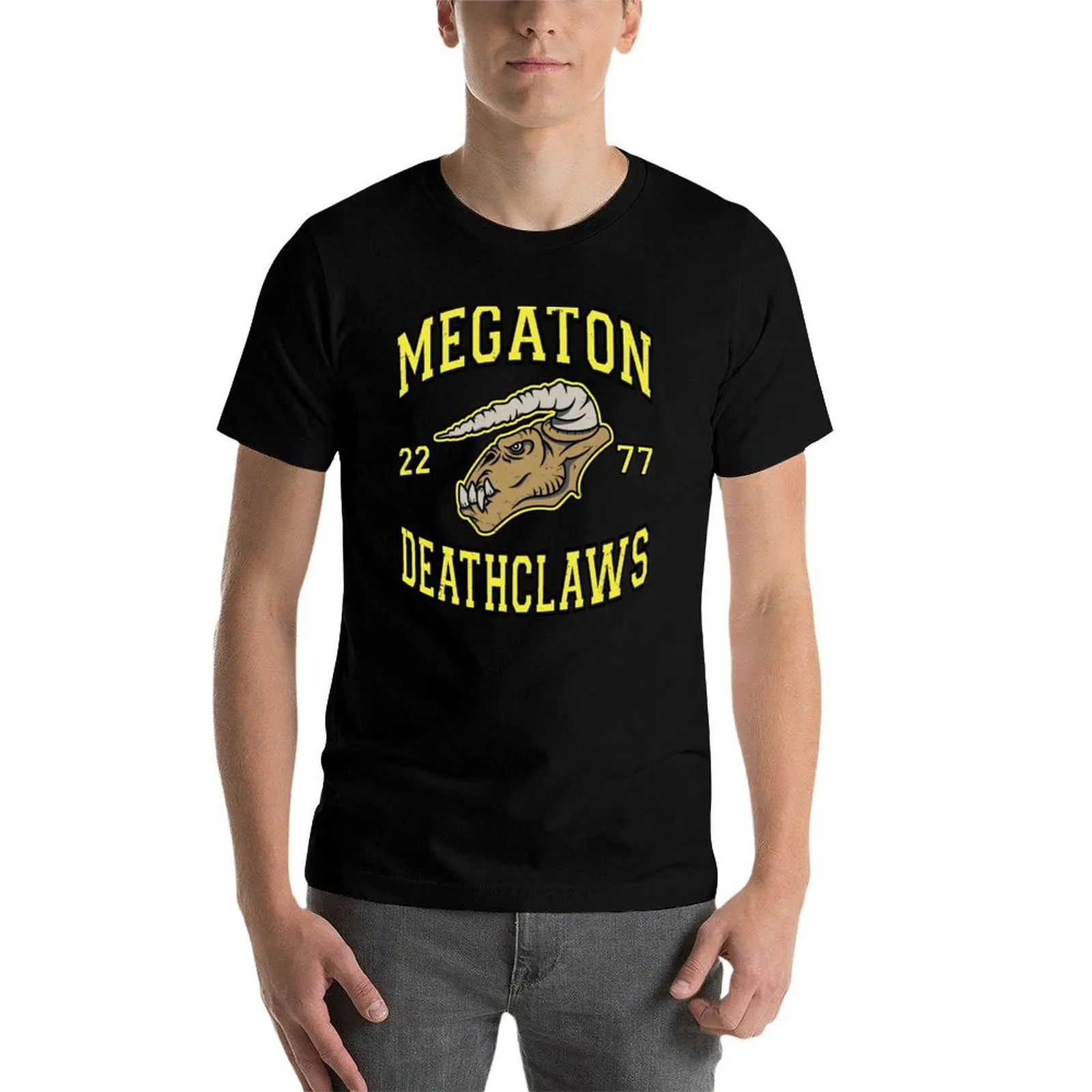 

Megaton Deathclaws T-Shirt essential t shirt man tshirt cotton t shirts man 100% T-Shirt