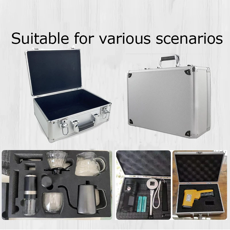 Imagem -03 - Caixa de Ferramentas de Alumínio Caixa de Ferramentas para Mecânica Hardware Tool Organizer Grande Pelicano Hard Case Instrumento de Segurança