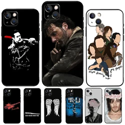 The Walking Dead Silicone Phone Case For iPhone 11 14 12 13 Pro Max Mini 6 7 8 Plus SE 2020 X XR XS Max Coque