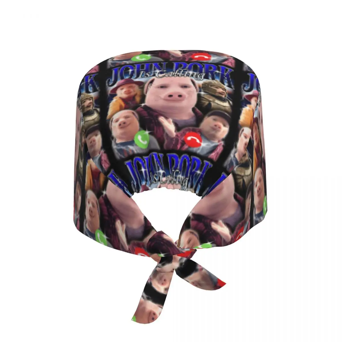 John Pork Is Calling Funny Meme Cleaning Working Cap Cool Unisex Scrub Cap Surgicals Hat Nurse Scrubs Hat Nurse