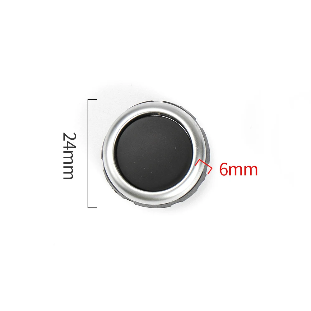Car Air Conditioning Switch Climate Control AC Volume Audio-Tune Knob Cover Ring Button Trim for F10 F07 F06 F12 F01 F02