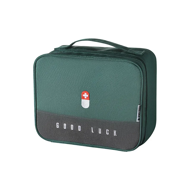 Large-Capacity Thickened Medicine Box Layered Family First Aid Kit Medicine Boxes Medicine Cabinet Portable Fabric Storage Bag