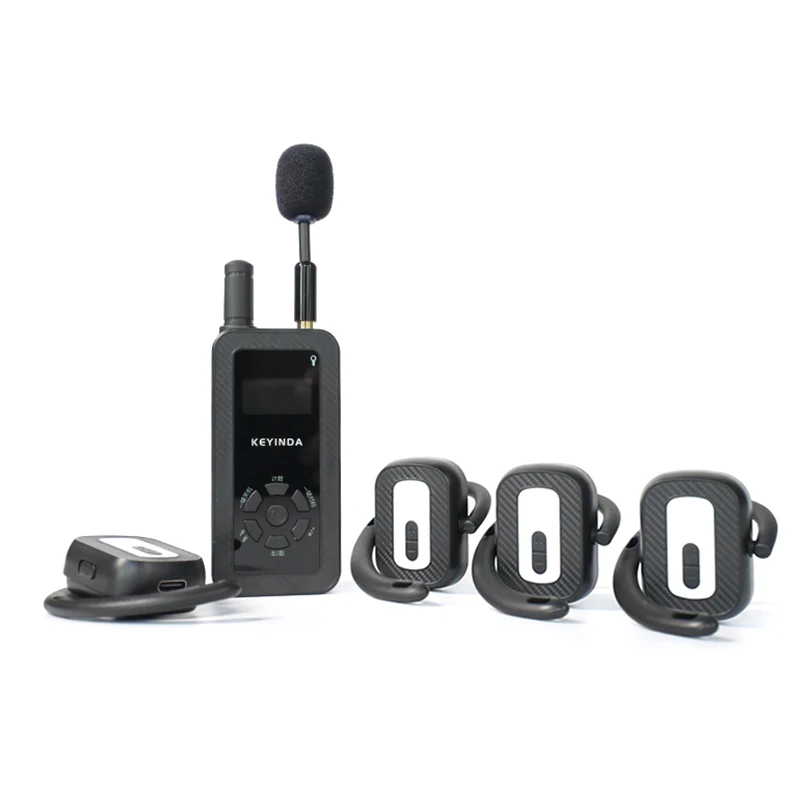 

Wireless Audio Tour Guide System Earphones 4G Digital Transmission for Factory Meeting Tours Charging Cable