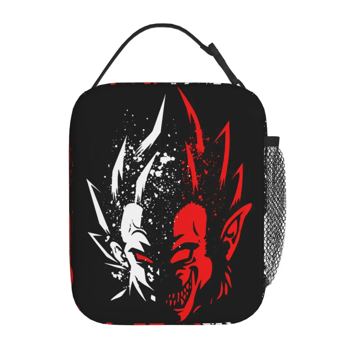 Vegeta Monkey Insulated Lunch Bags Thermal Bag Meal Container Saiyan Dragon Ball High Capacity Tote Lunch Box Bento Pouch