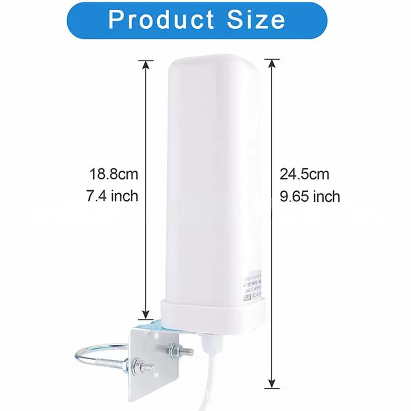 New 5G LTE Long range  Antenna  4G Antenna Outdoor Dual SMA Male 3G  4G  5G LTE Omnidirectional SMA Outdoor Antenna