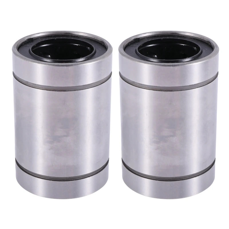 

2X LM25UU 25Mmx40mmx59mm Double Side Rubber Seal Linear Motion Ball Bearing Bushing