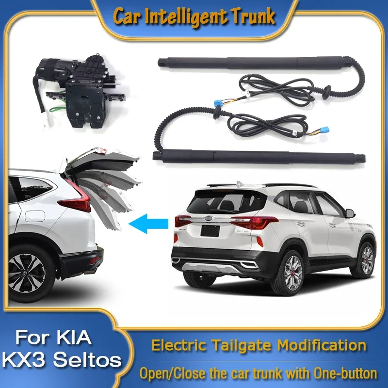 

For KIA KX3 Seltos 2018~2024 Car Power Trunk Opening Electric Suction Tailgate Intelligent Tail Gate Lift Strut Modification