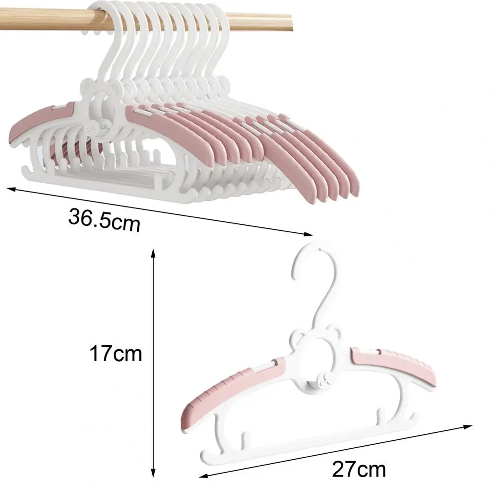 어린이 코트 보관 행어 옷장 정리함 아기 옷걸이, 휴대용 디스플레이 옷걸이, 방풍 아동복 행어 랙, 10 개
