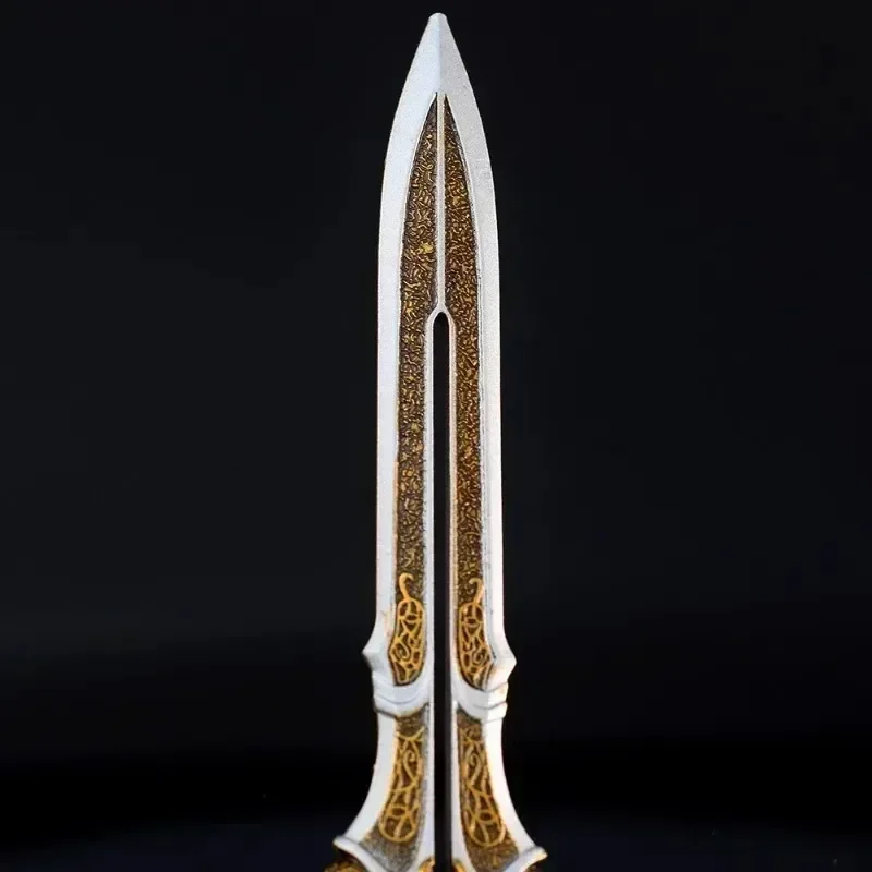 شفرة إله الحرب لسلاح أولمبوس ، نموذج لعبة الأنمي المعدني ، سيف ساموراي كاتانا ، مشغولات سلاسل المفاتيح ، هدية لعبة ، كراتوس وزيوس ، 22 *