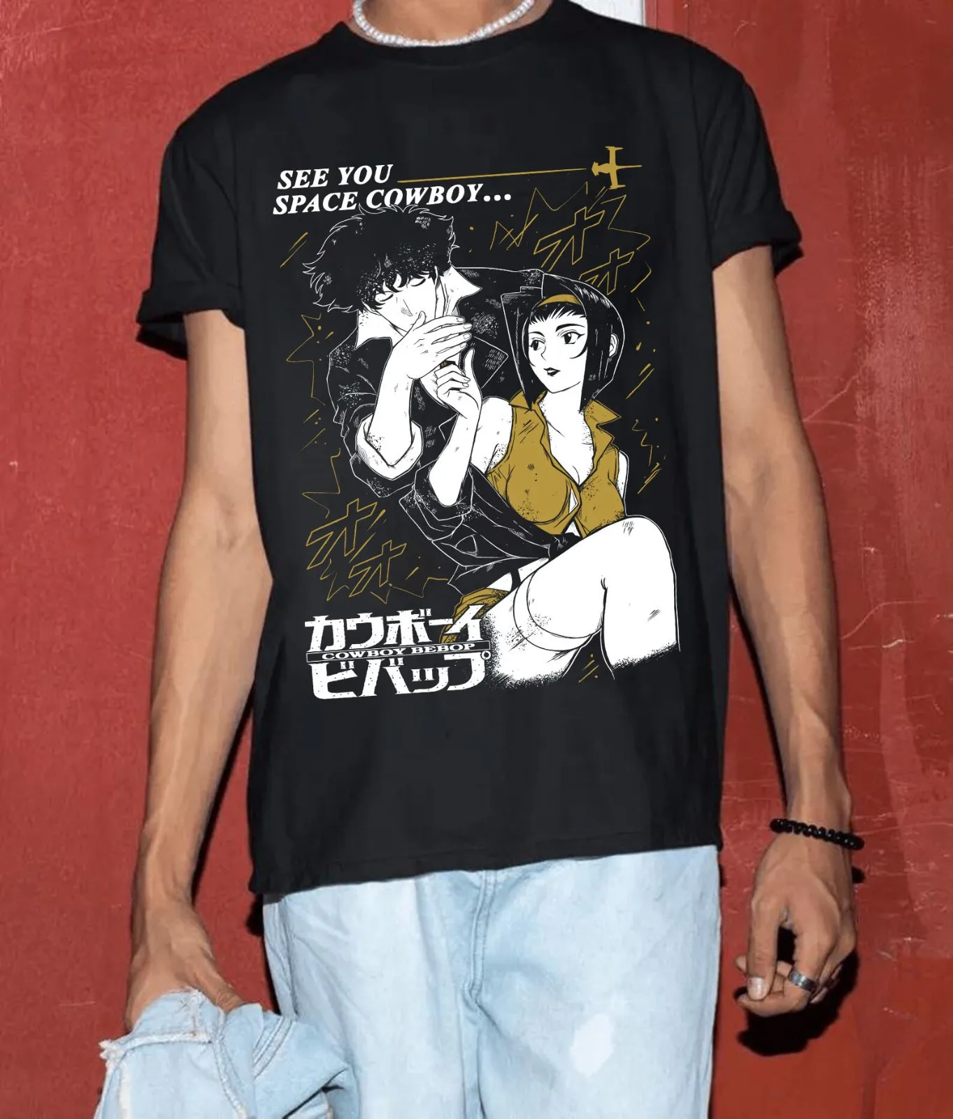 Cowboy Bebop T-Shirt Edward Tee Judy Spike Spiegel shirt Faye Valentine Shirt