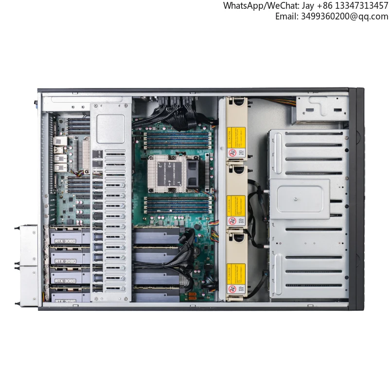 Dual-Processor Quad-GPU Servers  Xeon Gold 8168 CPU RTX3090/4090 For DeepSeek Deploy Stock Rack SUQIAO SQ-X11D2A-8168