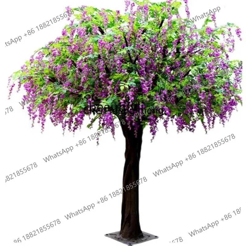 LHX26 ss 26 Emulational Decoration Wisteria Tree Hotel Exhibition Hall Wedding Decoration Landscape Tree Stage Performance Props