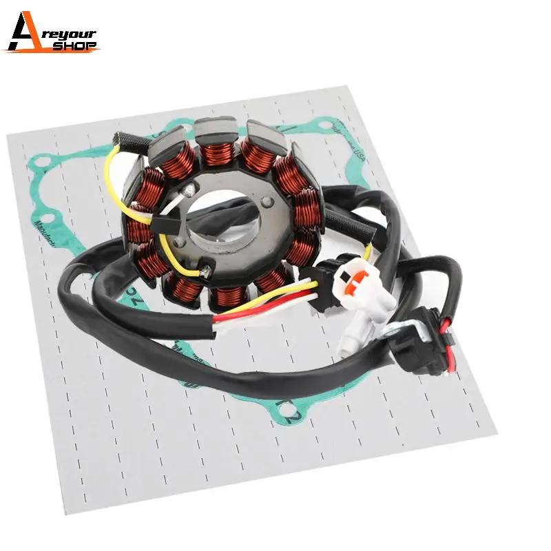 

Areyourshop for YAMAHA YFZ450 S/T W/X/Y 2004 2005 2007 2008 2009 2012 2013 Magneto Generator Stator Coil & GASKET Motorcycle