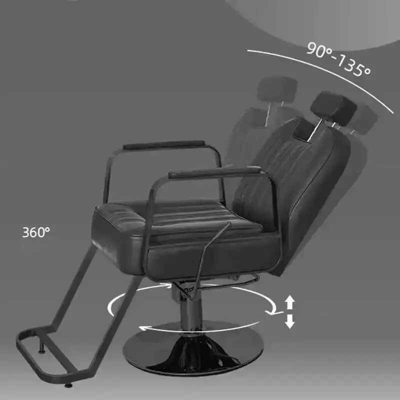 

Luxury Reclinable Tattoo Barber Women Designed Chair Makeup Barber Chair Equipment Cadeira De Barbeiro Commercial Furniture