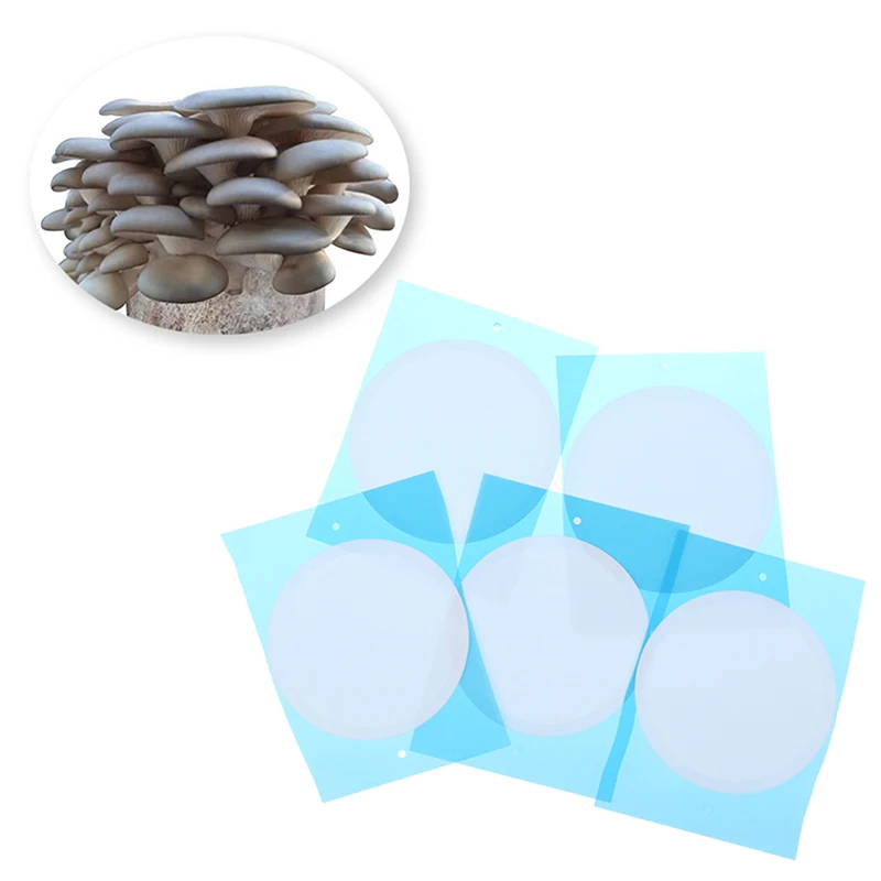 5Pcs 84*74MM 90*80MM Synthetic Filter Paper Stickers Filter Disc Applied Under Wide Mouth Jar Lid For Mushroom Cultivation