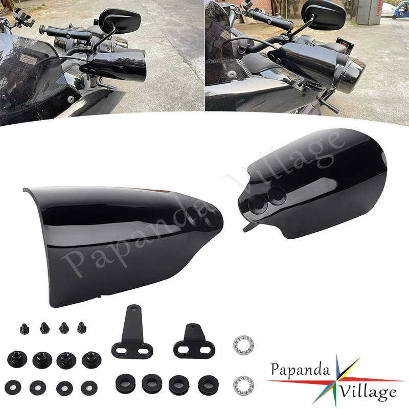 

Motorcycle Handguards W/ Mounting Hardware Hand Guard Protector For Harley Touring Road Glide Special FLTRX SE/ST FLTRKSE 21-23