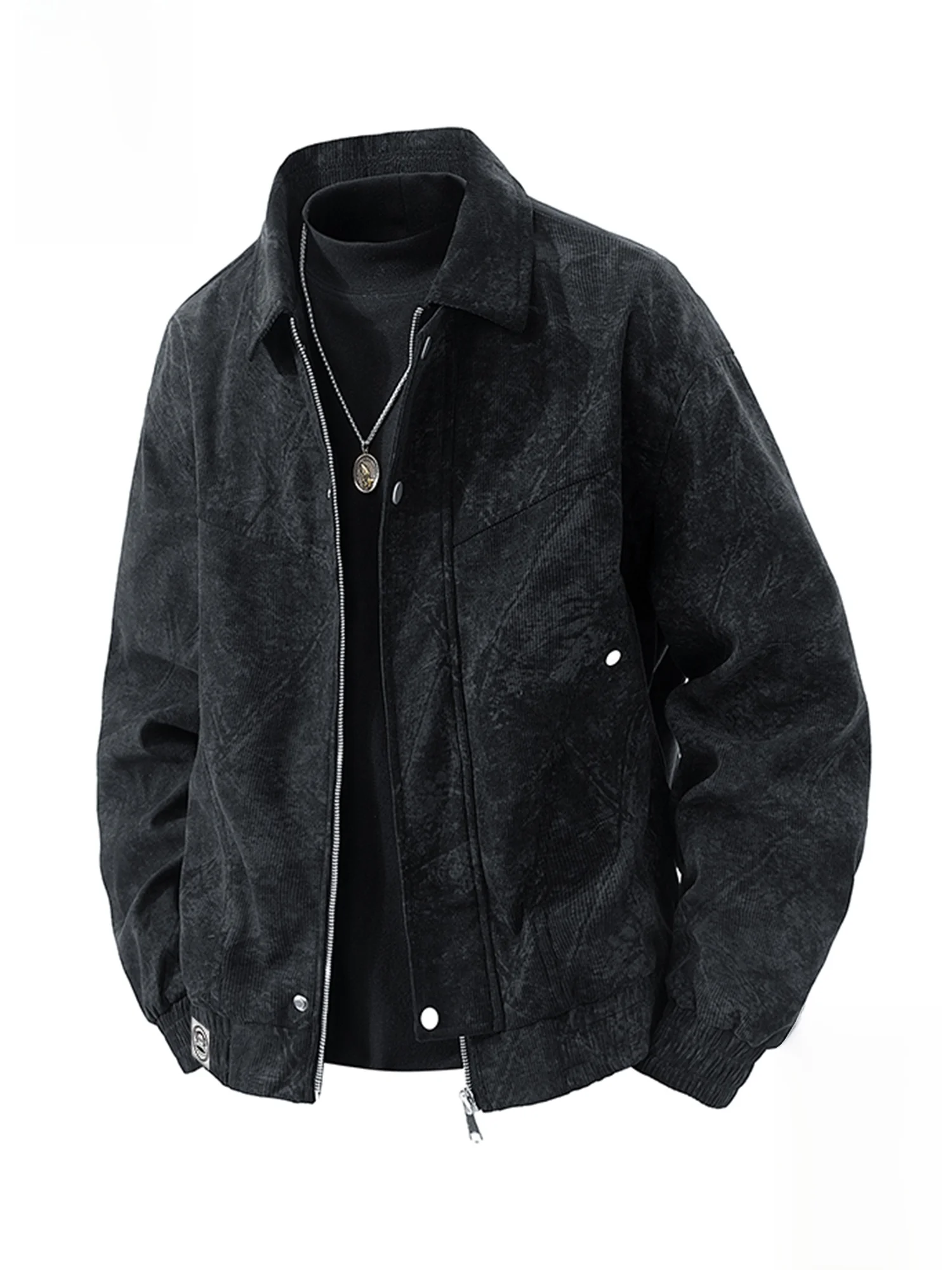 

Мужская повседневная куртка Paul Frank с воротником-стойкой, с эффектом тай-дай, зимняя верхняя одежда свободного кроя с длинными рукавами, молодежная мода