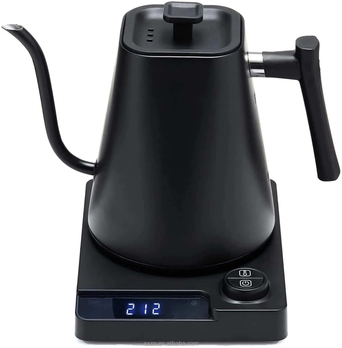 

Новое поступление, 0,9 л, электрический цифровой кофейный чайник с переменной температурой, электрический чайник для кофе на гибкой стойке