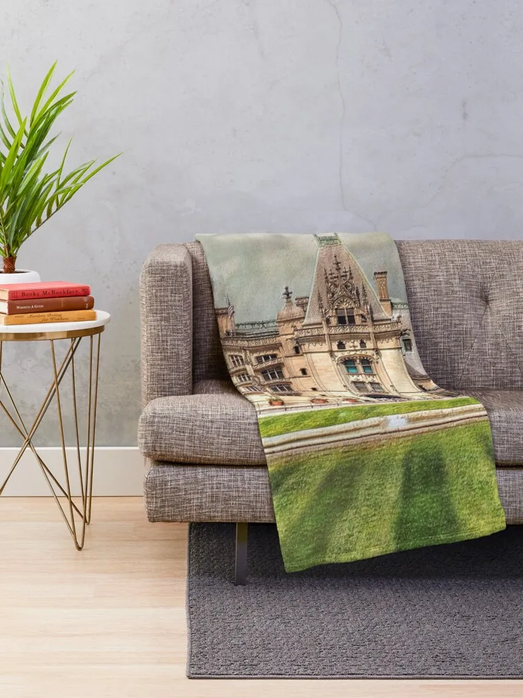 Biltmore House Throw Blanket Flannels Personalized Gift Sofas Blankets