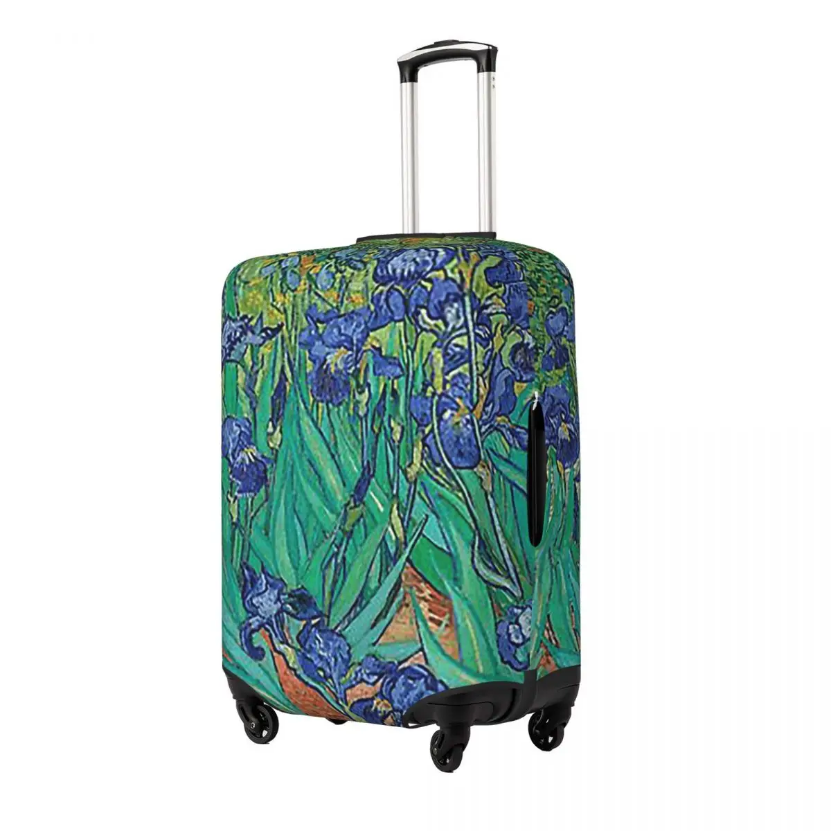 

Irises By Vincent Van Gogh Suitcase Cover Protection Elastic Travel Luggage Protector Covers for 18-32 Inch