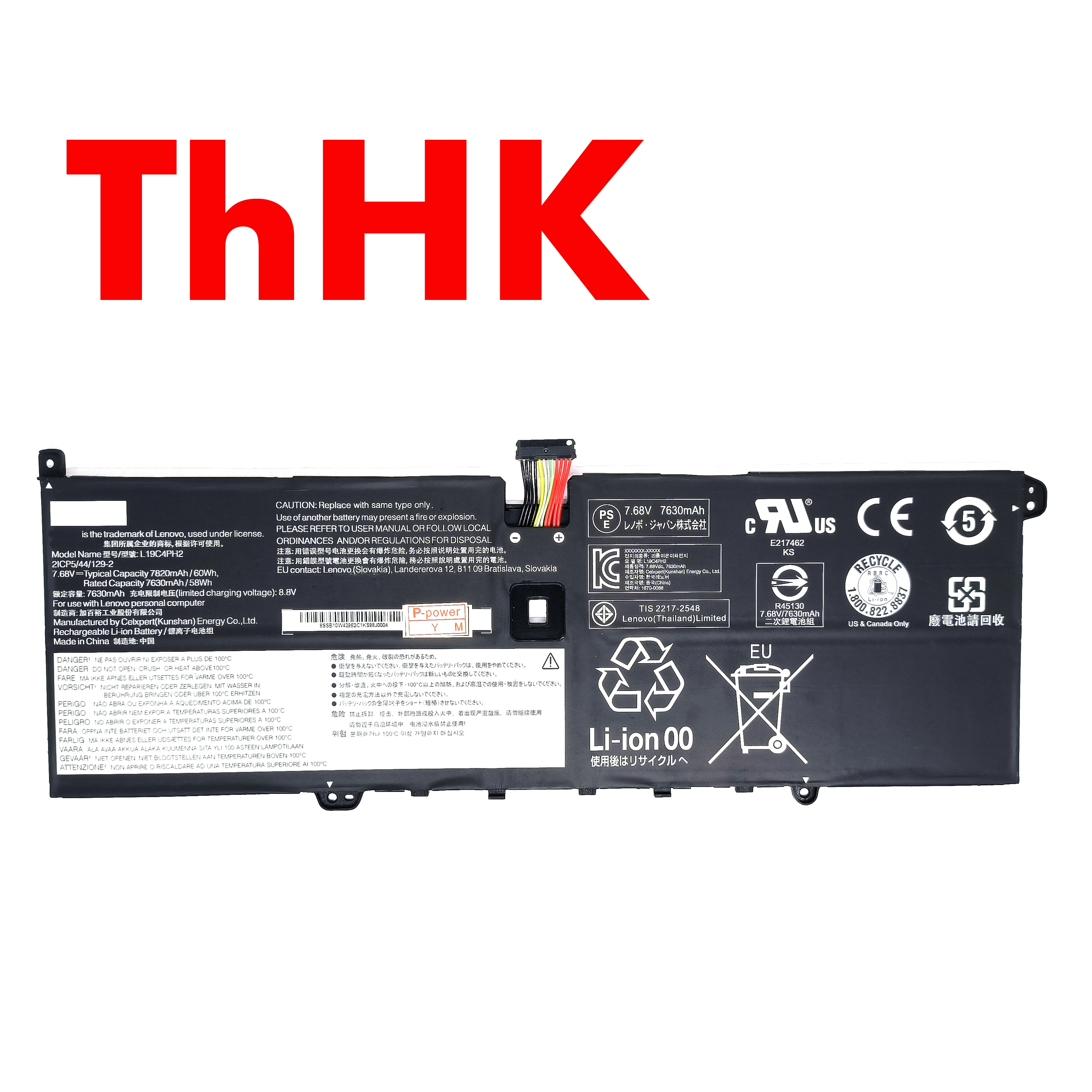 Genuine Original 60Wh L19M4PH2 L19C4PH2 5B10Z33896 SB10Z33898 Battery For Lenovo YOGA 9-14ITL5 82BG001AUK 82BG00B5SB 82BG00DRUE