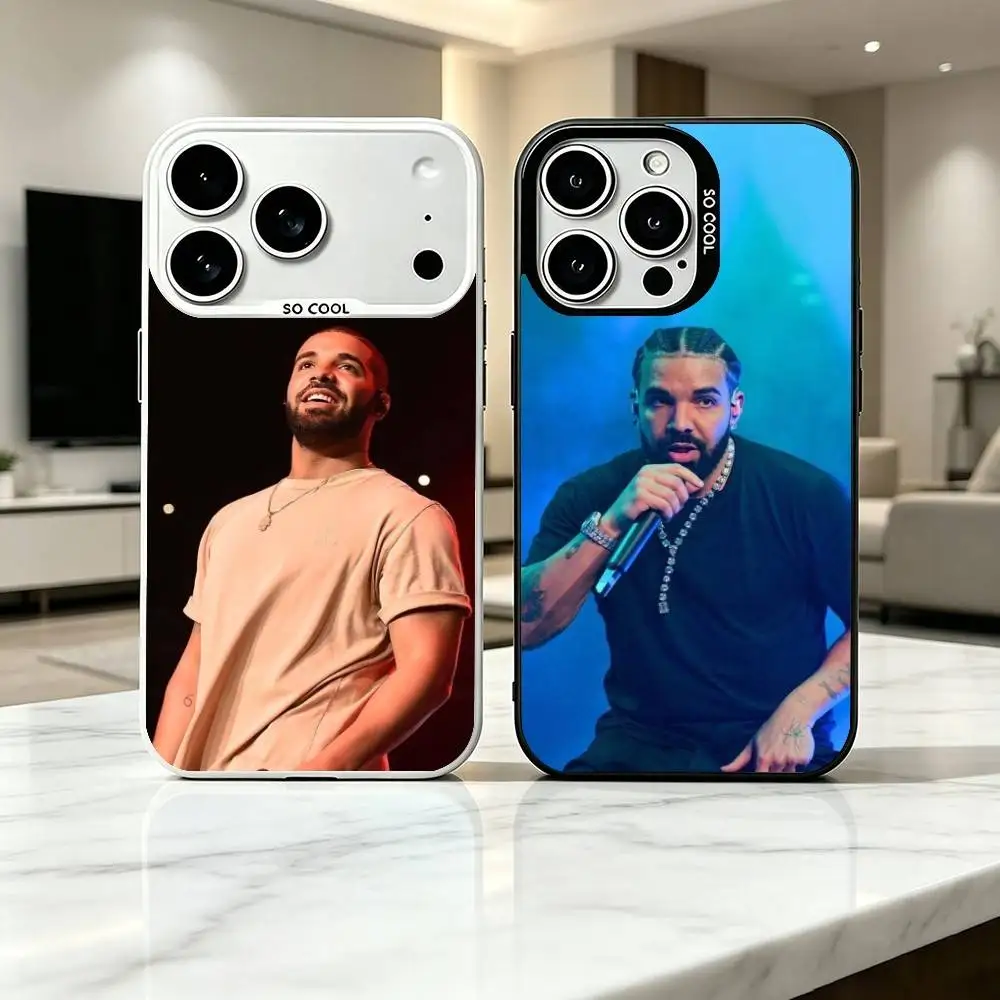 Drake D-Drizzy Rap Phone Case For iPhone18 17,16,15,14,13,12,11 Plus,Pro Max,XS,Colorful Silver Phone case Funda Cover Gift