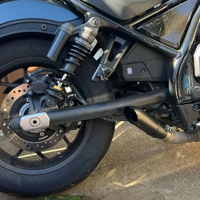 Slip-On Best Quality Motorcycle GP Exhaust Pipe Short Mufflers For Honda CMX500 CMX300 CMX 500 300 CMX1100 Rebel 1100