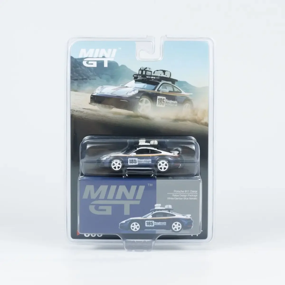 MINI GT 1:64 #805 Porsche 911 Dakar Rally Car Painted Alloy Car Model