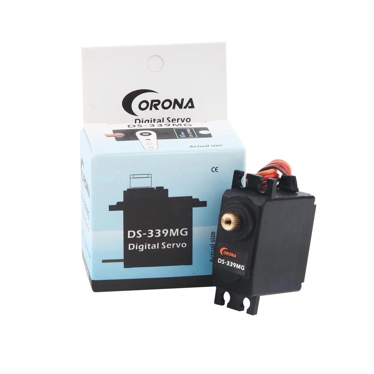 Corona DS339MG medium slim wing servo motor and driver for robot Toy Model RC Airplane