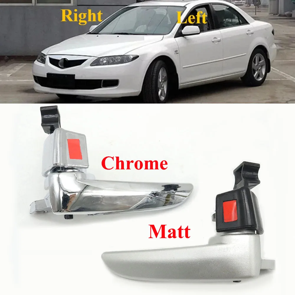 

1 PC Car Front Rear Left Right Door Handle Grab Lever For Mazda 3 BK 2004-2008 5 2006-2015 6 GG GY 2003-2008