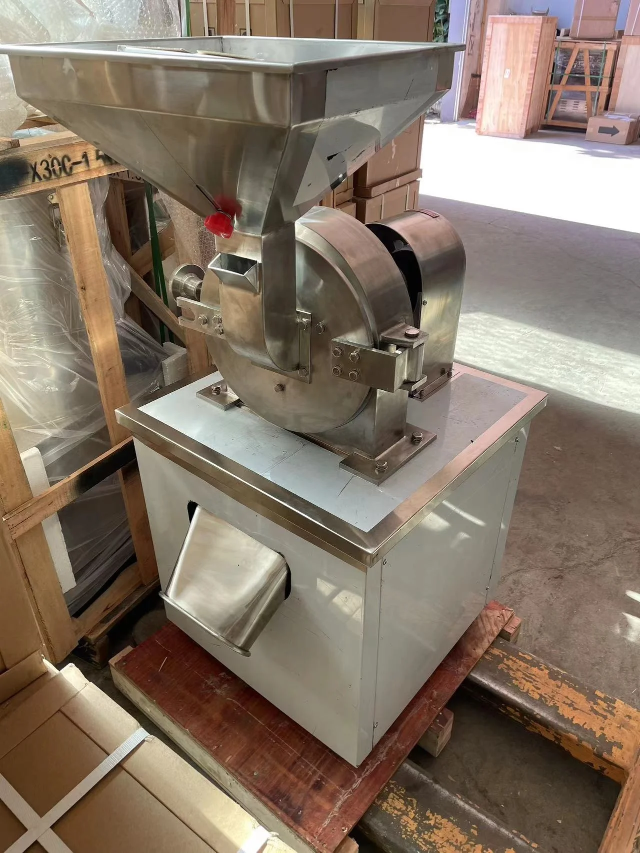 Mesin Penggiling Industri untuk Membuat Bubuk Halus dari Akar Kava Kering, Kakao, Biji Kopi, Garam, dan Gula